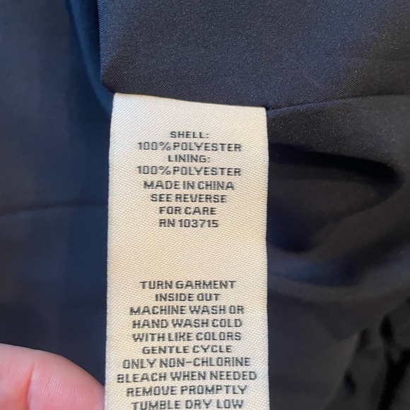 Nanette Lepore Navy Accordion Pleat Smocked Midi Dress Size 6 Office Work Party - Picture 11 of 12